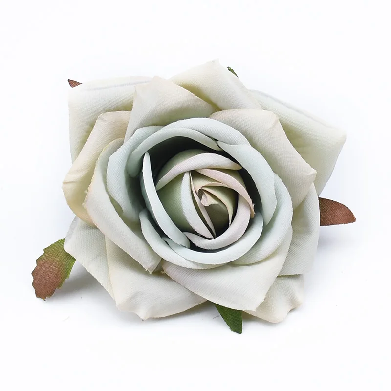 6 Stück Seidenrosenköpfe für Scrapbooking, Hochzeit, Heimdekoration, DIY-Geschenkboxen, Weihnachtsgirlanden, Haushaltsprodukte, Kunstblumen – Detail 10