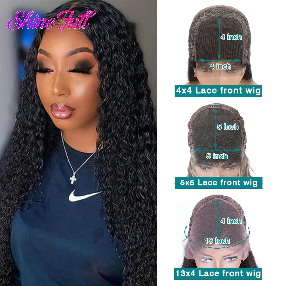 

Malaysian Afro Kinky Curly 13x4 Lace frontal Wigs human hair with baby hair 32" HD transparent Lace Frontal Human hair Wig