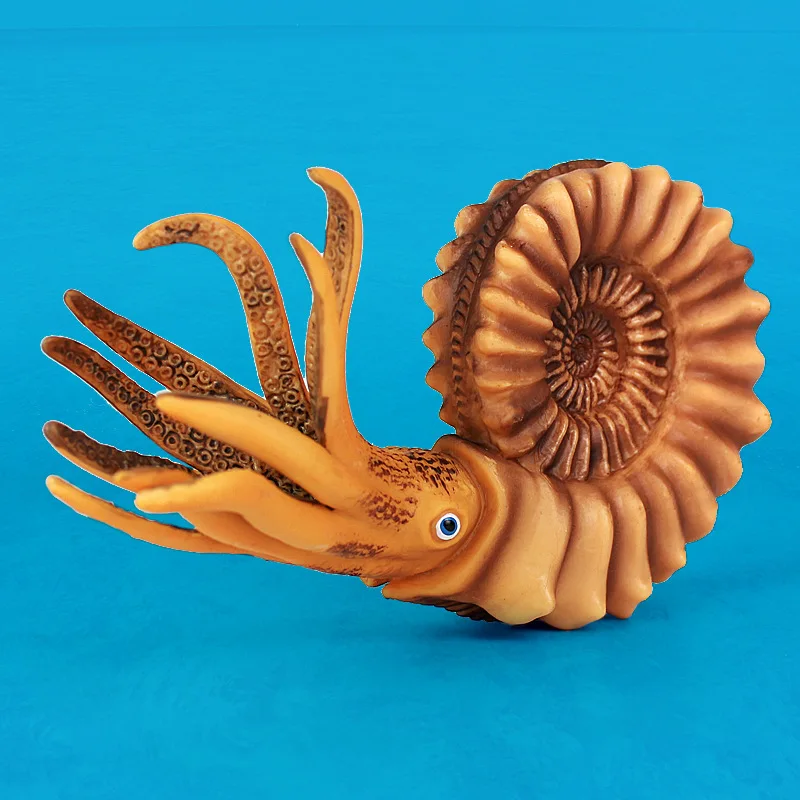 Sea Life Animal Conch Nautilus Figure Toys Ocean Animal Kids Solid Plastic Cement Toys Gift