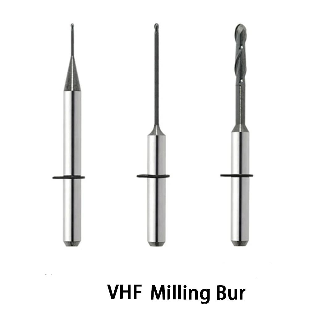 

Green Cad Cam Milling Bur VHF K4/K5/ Machine 0.6mm/1.0mm/2.0m for Dental Zirconia Blocks PMMA WAX Blank