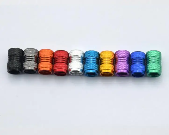 4pcs/lot Color Aluminum Alloy Wheels Tires Parts Valve Stems Caps Valve Cover for Car Motorcycles Electric Cars