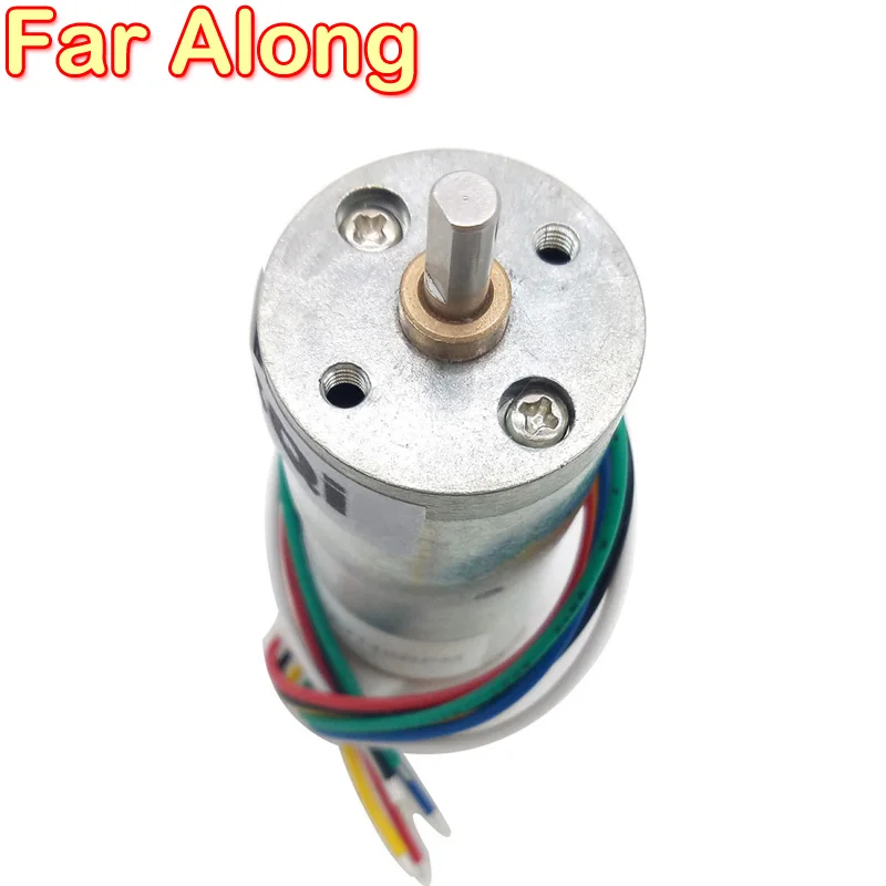 6V 12V 24V DC Geared Motor With Hall Encoder Support PWM Speed And Reversible Miniature All Metal Motor With 11 PPR