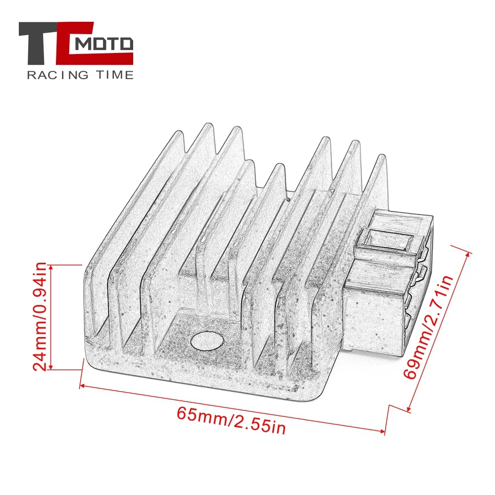 Regulator Rectifier For Kawasaki KL250 KLR250 KL600 KLR600 KLF220A Bayou 220 KLF185 Bayou 185 KLF110 Mojave 110E 21066-1052