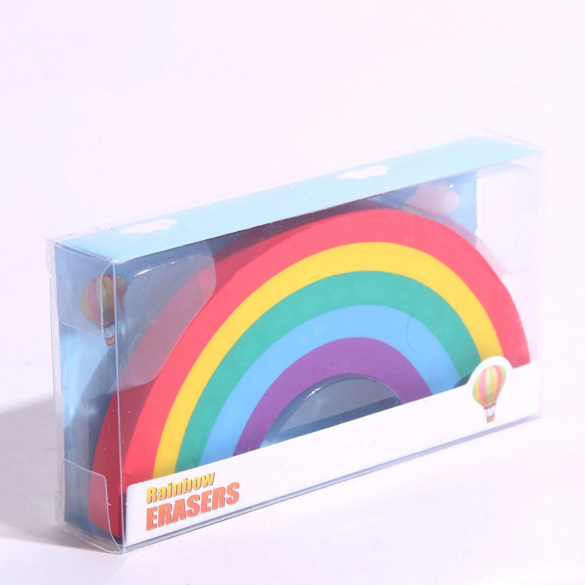 Colorful Rainbow Eraser Creative Huge Kawaii Cartoon Big Rubber Stationery School Supplies