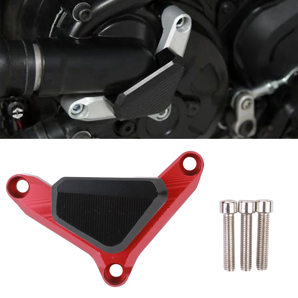 Motorcycle Water Pump Cover Aluminum Alloy Pump Protection for Ducati Monster 821 Dark 2014 2015 2016 2017 2018 2019 Accessories