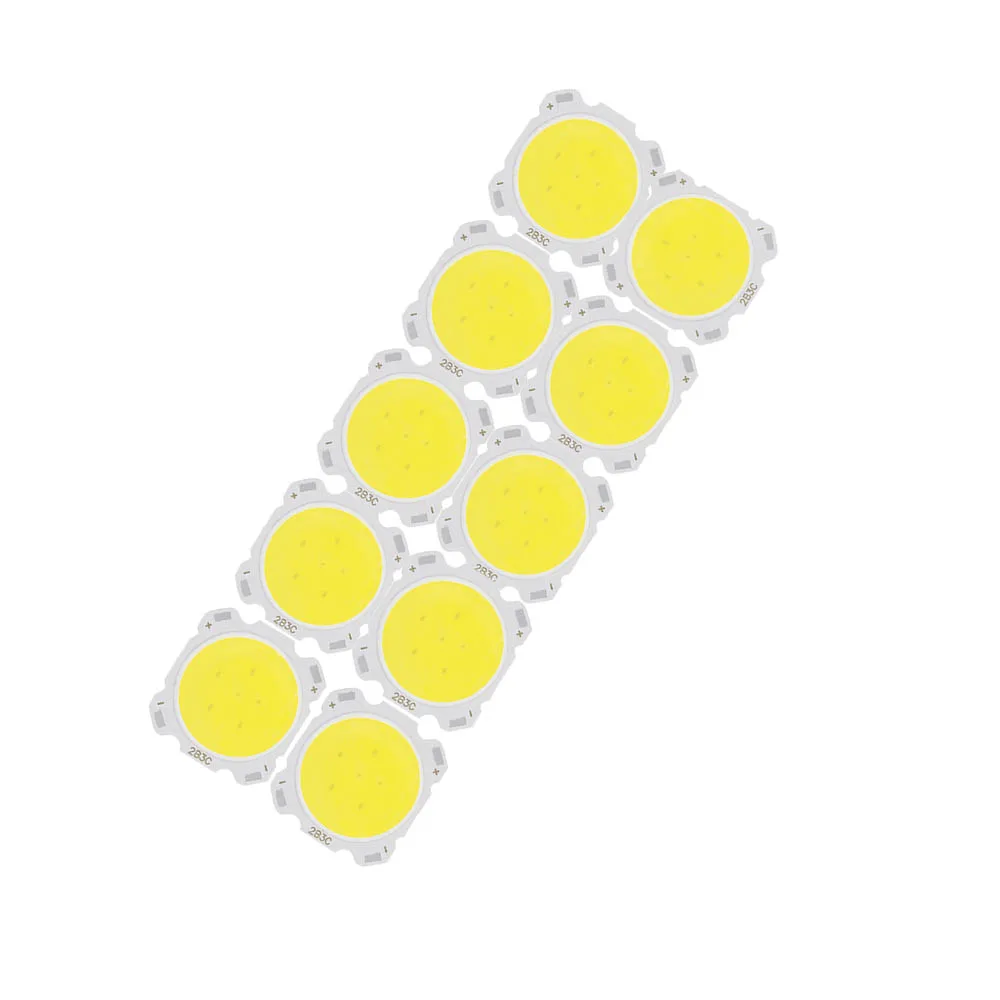 10pcs a lot 3W/5W/7W/10W High Power LED COB Light Beads 24MM LED lamp Bead LED Bulb Chip Spot Light Downlight Diode Lamps White