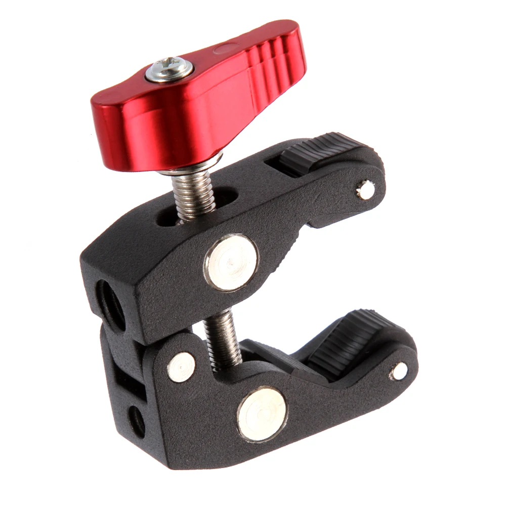 Articulated Arm Crab Claw Super Clamp Clip Holder for Studio Flash Light Camera Tripod Monopod