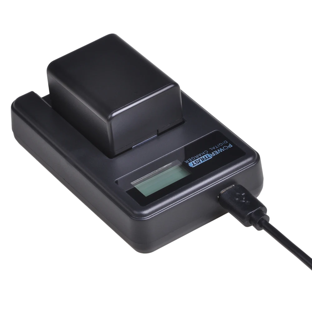 1X BP-718 BP718 BP 718 1800 MAh Pin + Màn Hình LCD USB Sạc Cho Canon VIXIA HFR80 HFR82 HFR800 HFM50 HFM52 HFM500 HFR30 HFR32 HFR300