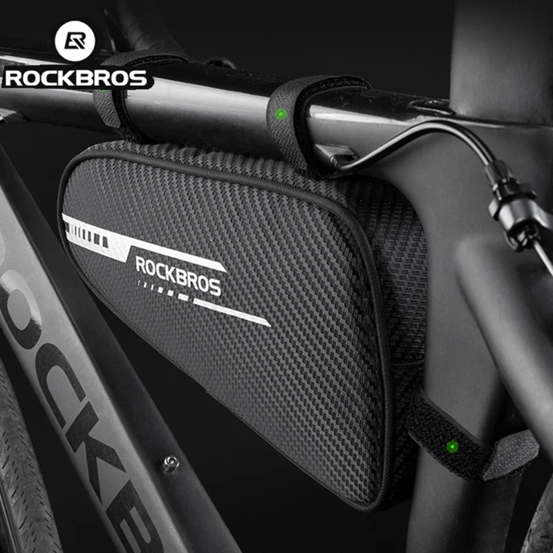 ROCKBROS Bike Bag Side Pockets Twill Toxturo TubeTriangle Bag Ride Without Touch Lengs Cycling Reflective Bag Bike Accessories