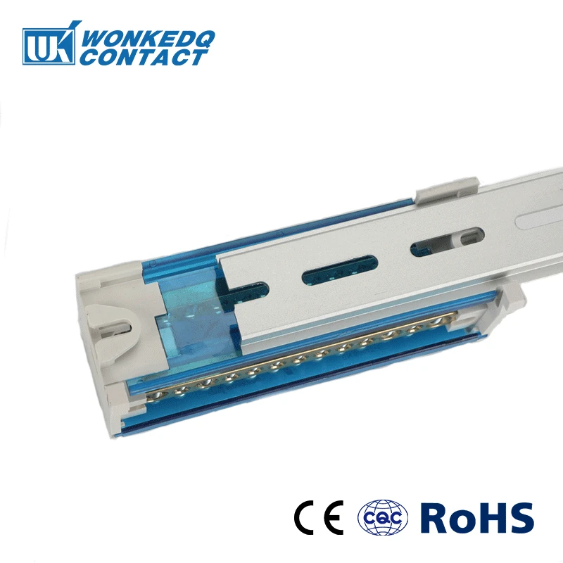 WKH-215 Din Rail Montage Aansluitdoos 2*15 Pins Schroefdraad Connector Wkh215 Terminal Block Power Distribution Box