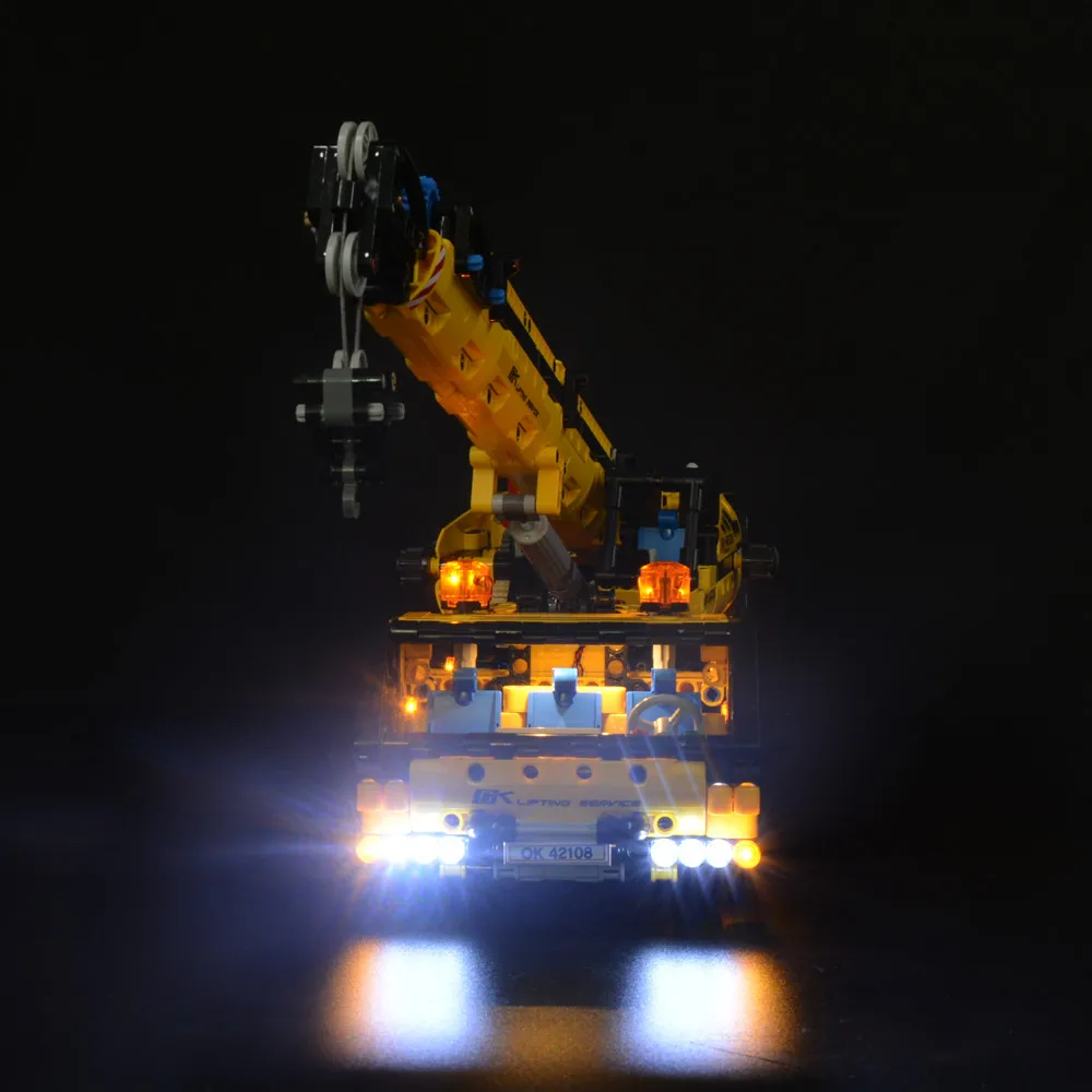 EASYLITE LED Light Set For 42108 Mobile Crane DIY Toys Building Blocks Bricks Only Lighting Kit Not Include Model