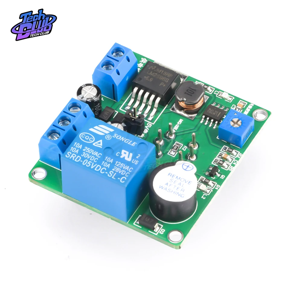 12V 24V MQ-2 Smoke Sensor Module Smoking Detector Alarm Relay Switch Controller Power Supply Electrical Accsessories