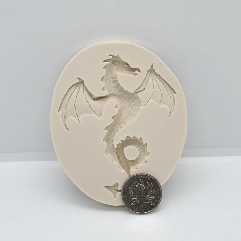 Flying Dragon Silicone Resin Mold Pastry Fondant Moulds Wedding Cake Decoration Tools Kitchen Baking Accessories