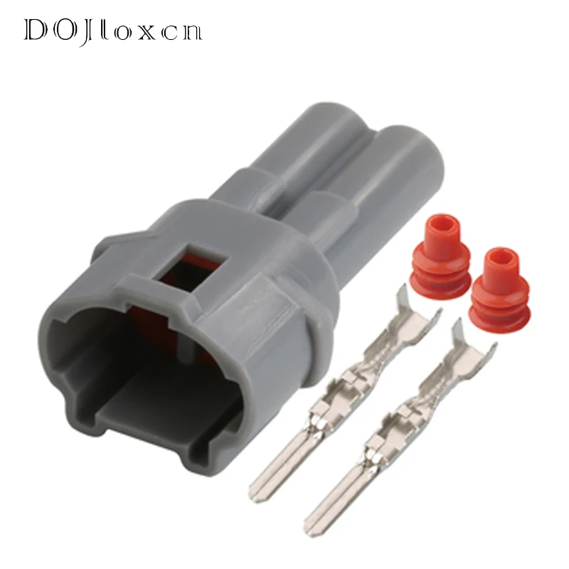 2/10/20/50 Sets 2 Pin Sumitomo Auto Waterproof Wire Harness Male Female Grey Waterproof Connector Plug 6187-2311 6180-2321