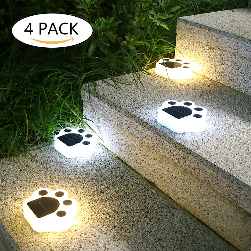 

Solar Lights Solar Power Step Lights Outdoor Waterproof Led Lighting Garden Lamp Decoration For Patio Stair Garden Yard Fence