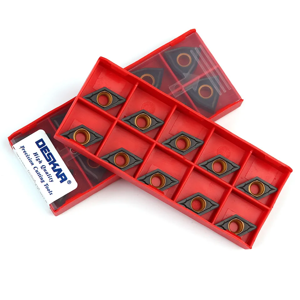 Imagem -04 - Deskar Dcmt11t308 Lf3018 Lâmina Original Cnc Ferramenta Torno Peças de Alta Qualidade Lâmina Carboneto Ferro Fundido