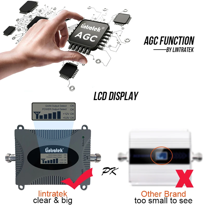 Imagem -03 - Cdma Gsm 2g 3g 4g 850 1700 1900 Mhz Repetidor de Sinal 4g 1700 2100 b2 b4 b5 Celular Impulsionador 850mhz Band5 Amplificador 6