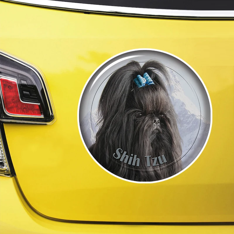 

Shih Tzu Self-adhesive Decal Car Sticker Waterproof Auto Decors on Bumper Rear Window Laptop #S60951