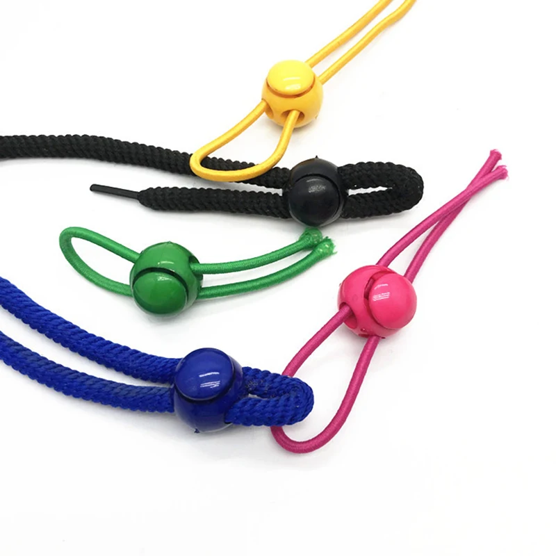 20/30/50 Pcs Plastic Mine Spring Buckle Elastic Adjustment Buckle Rope Buckle Mask Adjusters Diy Cord Tie Sportswear/Shoelaces