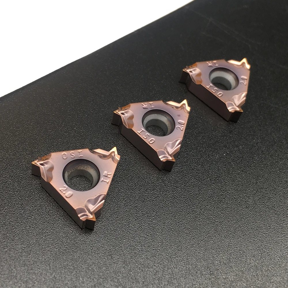 10PCS 16IR M 2.0 ISO FT1125 สแตนเลสและเหล็กชิ้นส่วนเครื่องกลึงสากล Toolholders เกลียวแทรก CNC เครื่องมือ