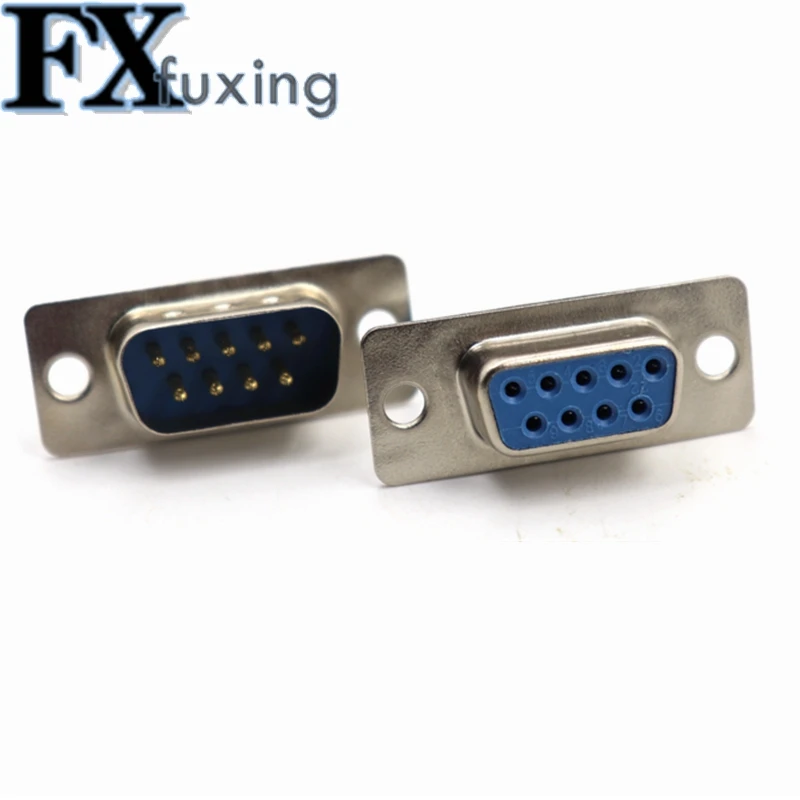 10PCS DB9 Weiblich Männlich PCB Mount serielle port Stecker Solder Typ D-Sub RS232 COM ANSCHLUSS 9pin buchse 9p Adapter FÜR PCB – Detail 5