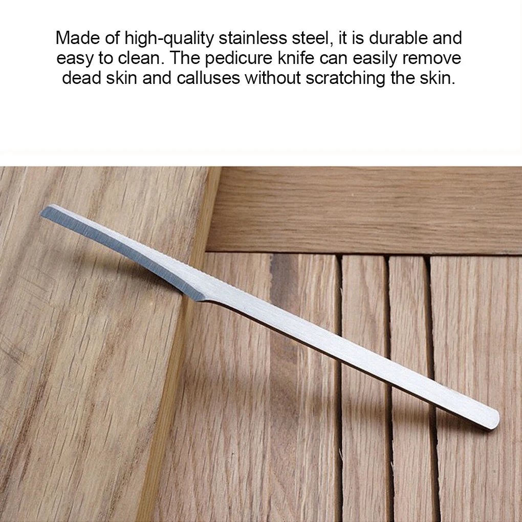 1/2PCS Stainless Steel Foot Scraper Foot Care Pedicure Scraper Portable Nail Clipper Exfoliating Tool Dropshipping Supply