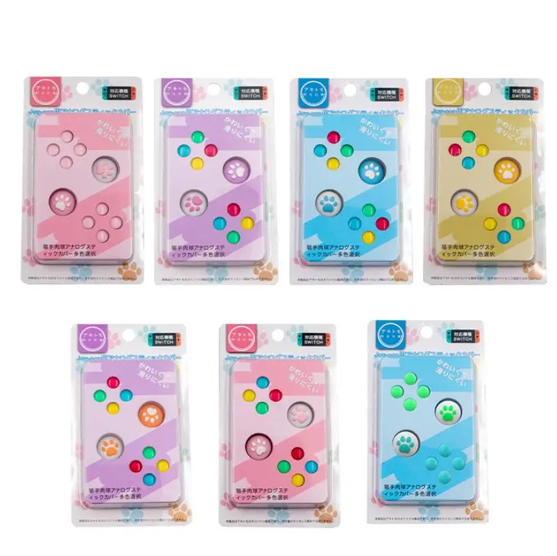 Thumb Stick-cubierta protectora para Botón de Joystick, cubierta protectora para interruptor Oled Joy-con, NS Lite, pegatina para mando ABXY, funda de piel