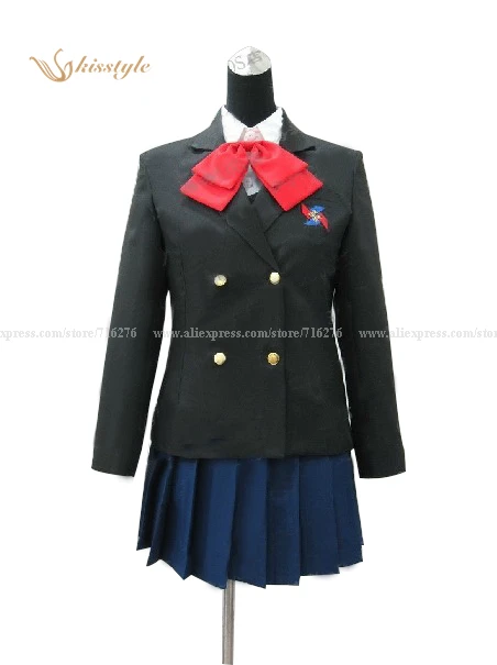 

Kisstyle Fashion Another Mei Misaki Cosplay Whole Set Unifrom Costume(Coat+Vest+Shirt+Skirt+Eyemask)