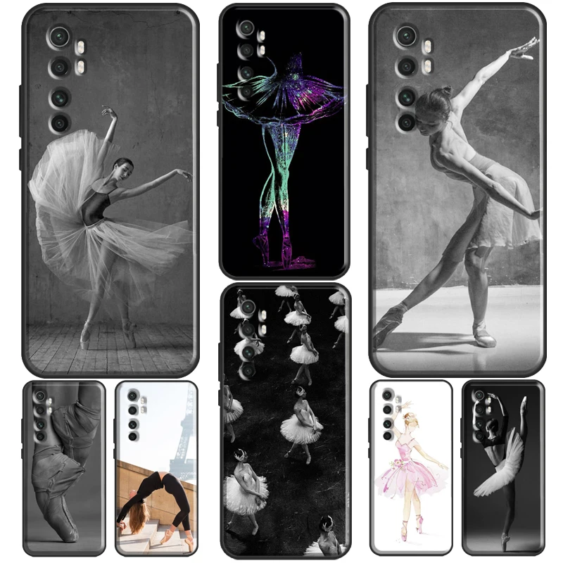 Ballet Dancer For POCO F3 F1 F2 M3 M4 X3 GT X4 X3 Pro Case For Xiaomi Mi 11 Lite Ultra 12 11T Pro Cover