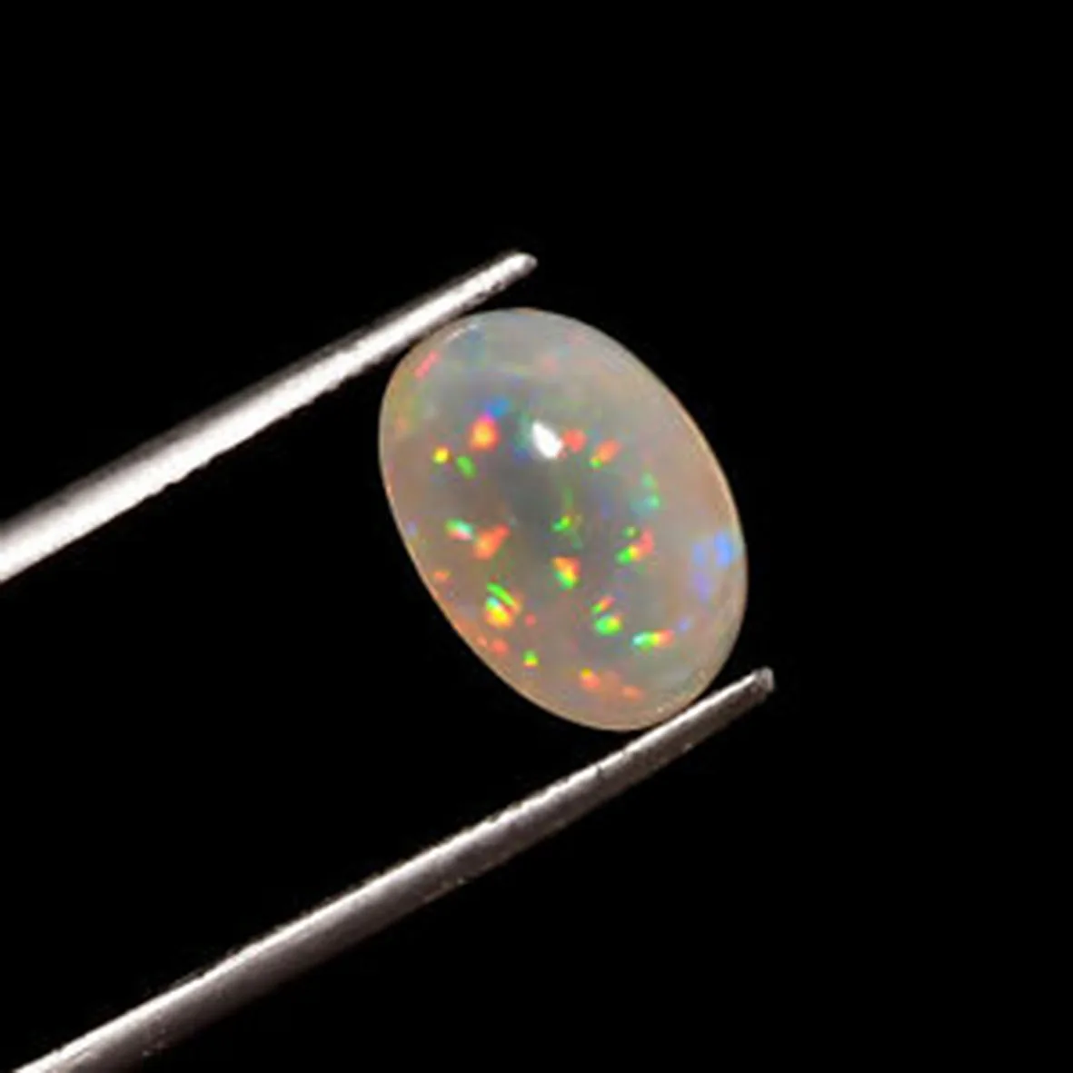 Natural Ethiopian Opal AAA Quality Loose Gemstone 6*8mm Cabochon Oval 3 Pieces