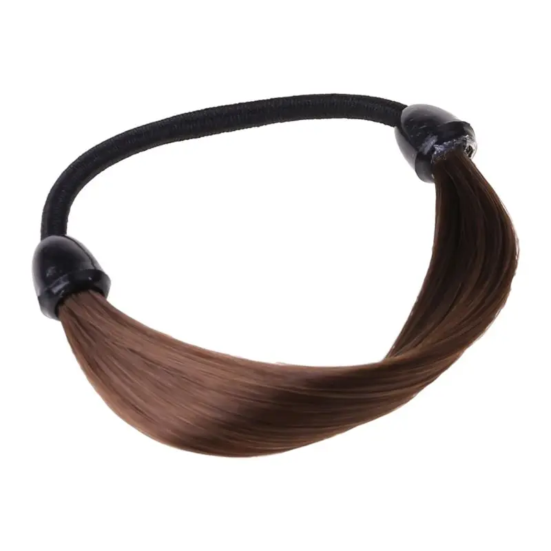 Fashion Women Straight Wig Elastic Hair Band Rope Scrunchie Ponytail Holder