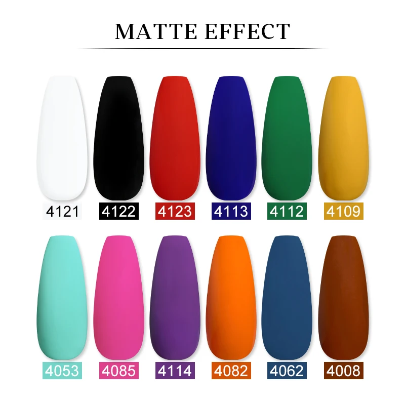 Arte Clavo 8ml Gel Nail Polish Matt Top Base Coat LED Soak Off Black White New Arrival Varnish Hybrid Nail Art Maincure Polish