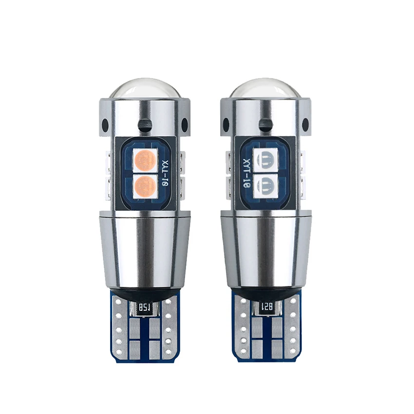 2 pz/lotto T10 lampadina a LED Super Bright 10-SMD 3030 chip 12-28V sostituzione lampadina a LED per luce targa porta auto
