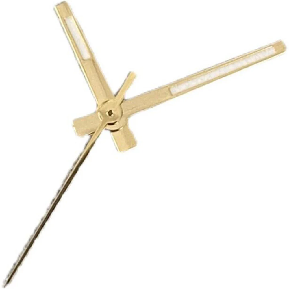 สีเขียวส่องสว่าง Datejust นาฬิกามือ 3 ชุด Baton มือสําหรับ NH35/ NH36/4R/7S นาฬิกาตัวชี้