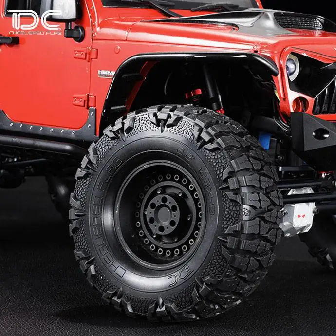 

1.9 / 2.2 inch 123mm for 1/10 simulation climbing car TRX-4 SCX10 AXIAL TRAAAAAS TRX-6 rubber super soft tire with sponge linin