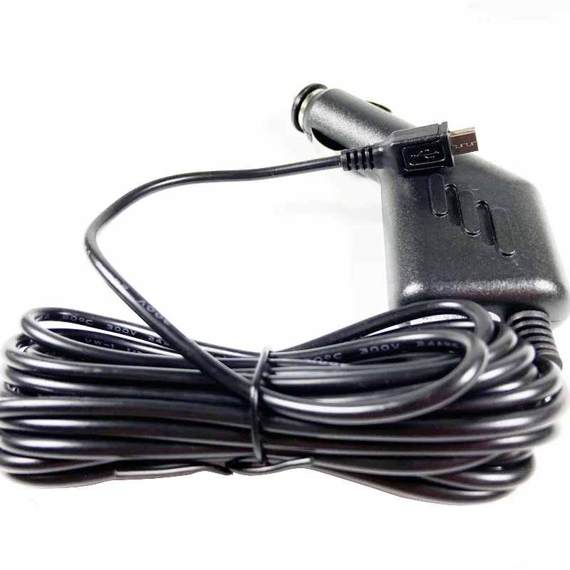 5V 1.5A Cable Length 3.5m 12V-24V Chaging Socket Micro Usb Adaptor Power Supply Car Charger