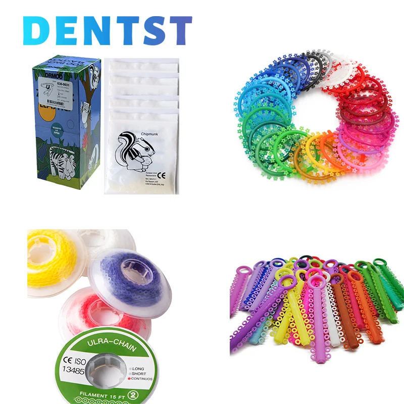 

Dental Orthodontic Separator Elastomeric Ligature Ties Cartoon Rubber Elastic Ultra Power Chain Dentistry Tools стоматология