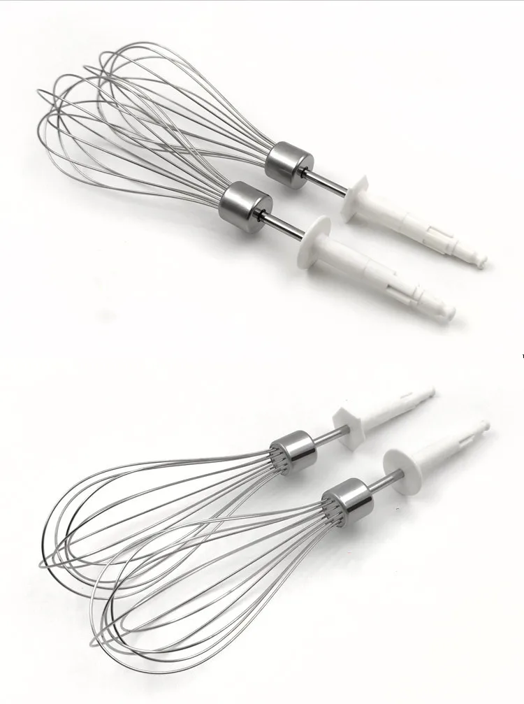 1 set (2pcs) 304 stainless steel 12 wire Blender Whisk for Braun HM3000 HM4644 HM1010 host components