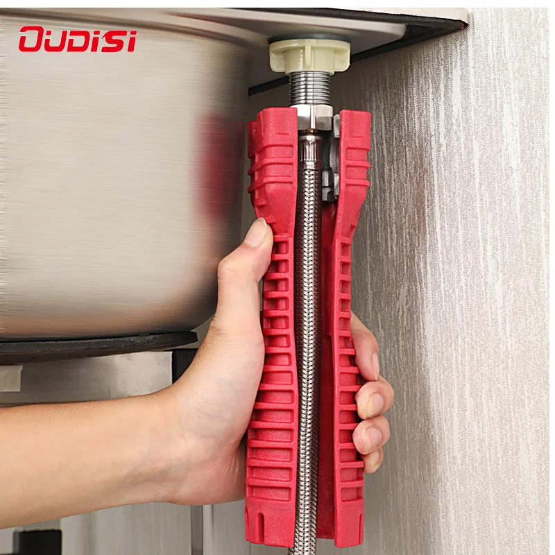 

OUDISI Multifunctional Wrench Tool For Kitchen Bathroom Water Pipe Double End Extra-long Design Wrench Tools