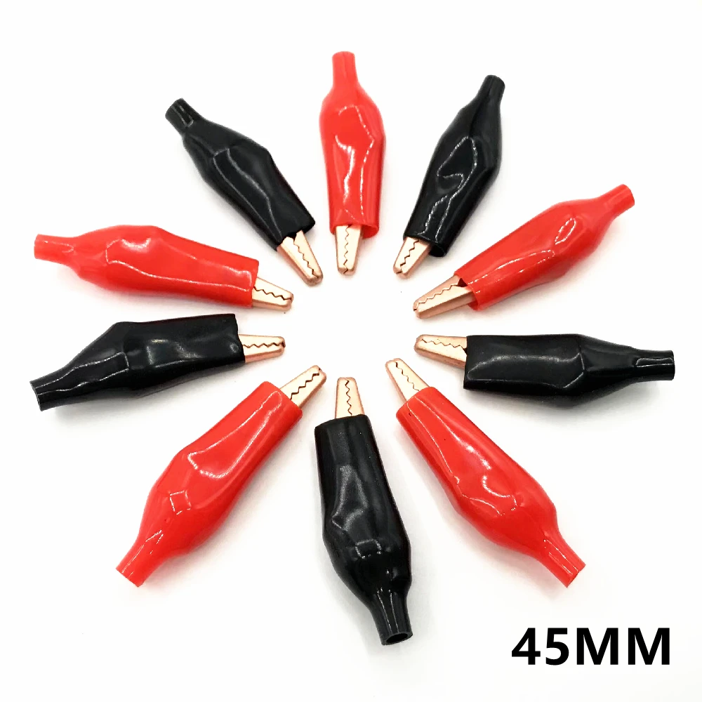 Metal Alligator Clip for Testing, 10pcs