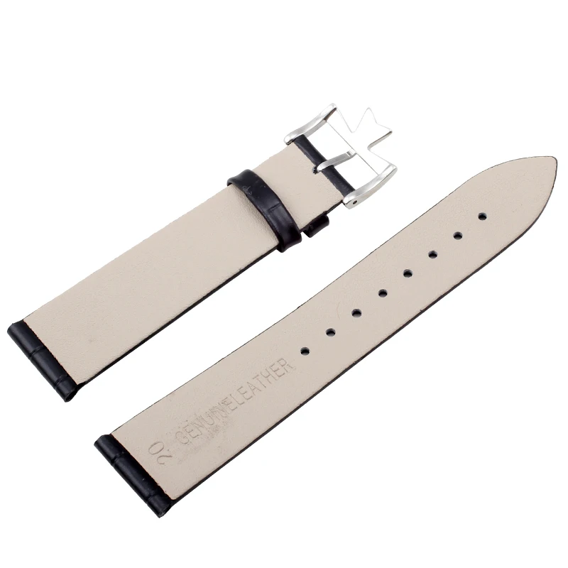 Ultra Thin Genuine Leather Watch Strap 18MM 19MM 20MM 21MM For Vacheron Constantin Patrimony VC Watch Band Rose gold PIN buckles