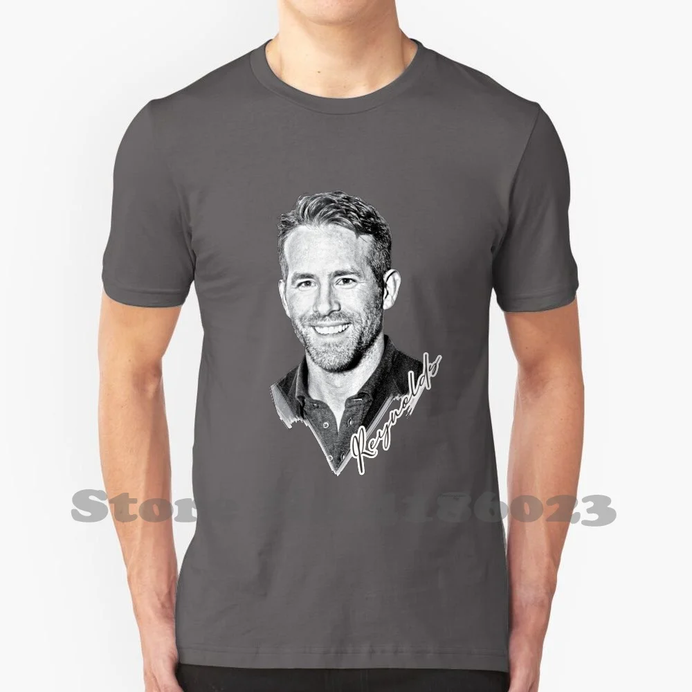 ( New ) Ryan Reynolds , Cool Design Of Modern Retro 2019 100% Cotton T-Shirt Ryan Reynolds Fan Art Top Quality Premium