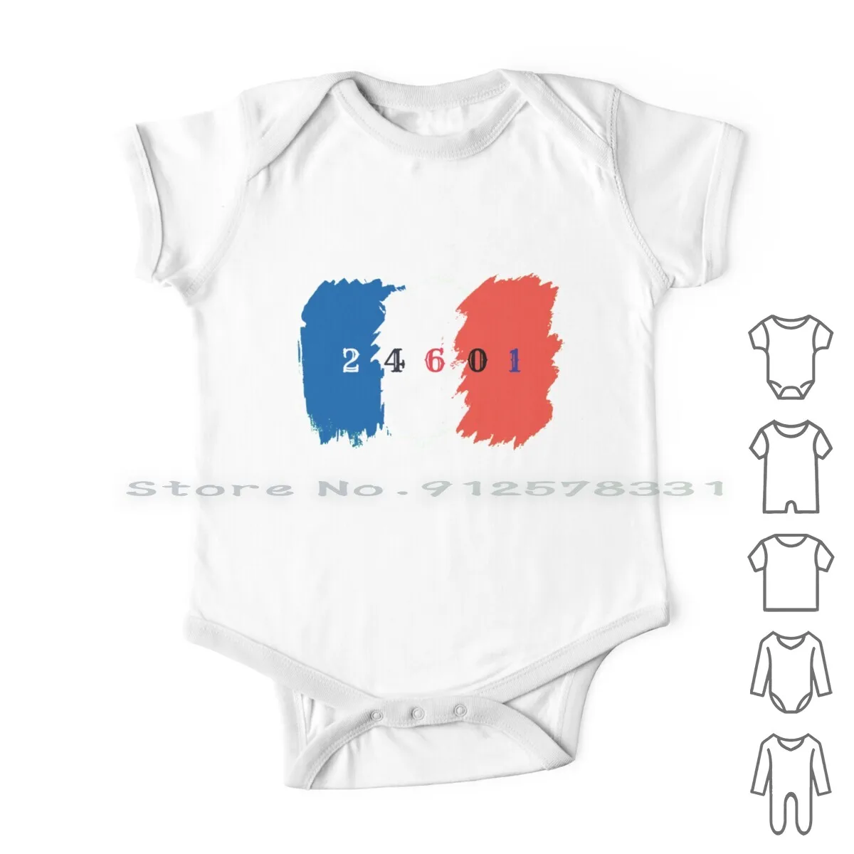 24601 Newborn Baby Clothes Rompers Cotton Jumpsuits 24601 Les Miserables Broadway West End Paris France French Revolution