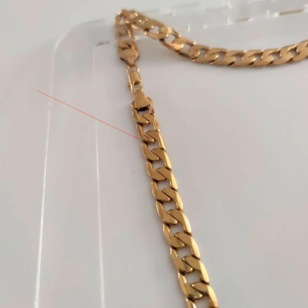 Luxury 18ct Yellow Gold Heavy 10MM Miami Curb Link Cuban Mens Chain Necklace Jewellery 24 Links