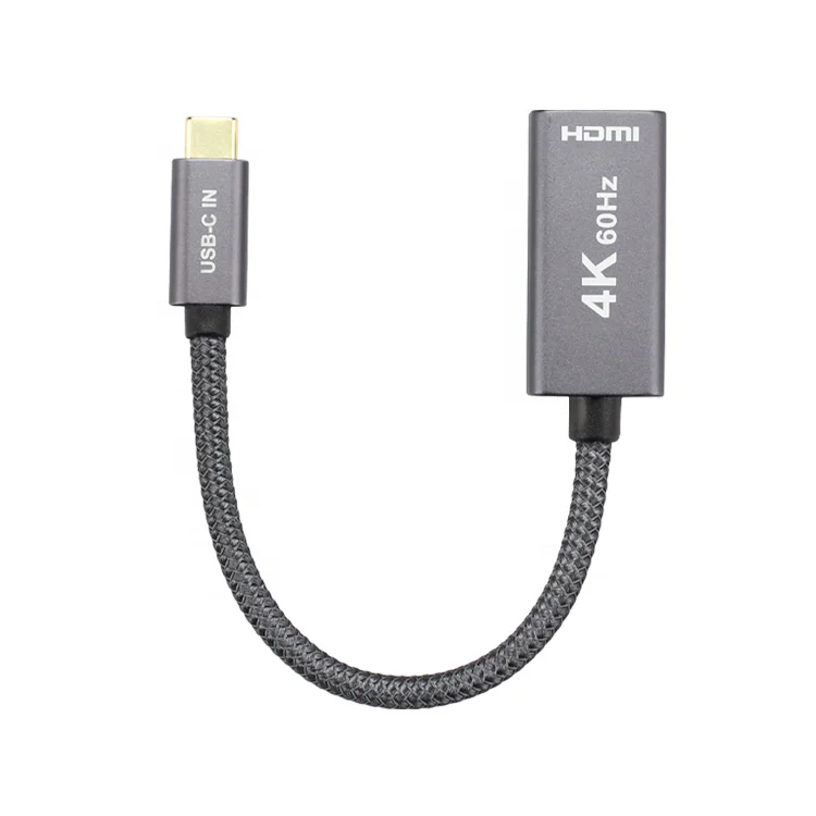 New TB3 HD 4K 60Hz USB C Type-C To HDMI-Compatible Converter Adapter For MacBook Pro Air IPad Pro Pixelbook XPS Galaxy