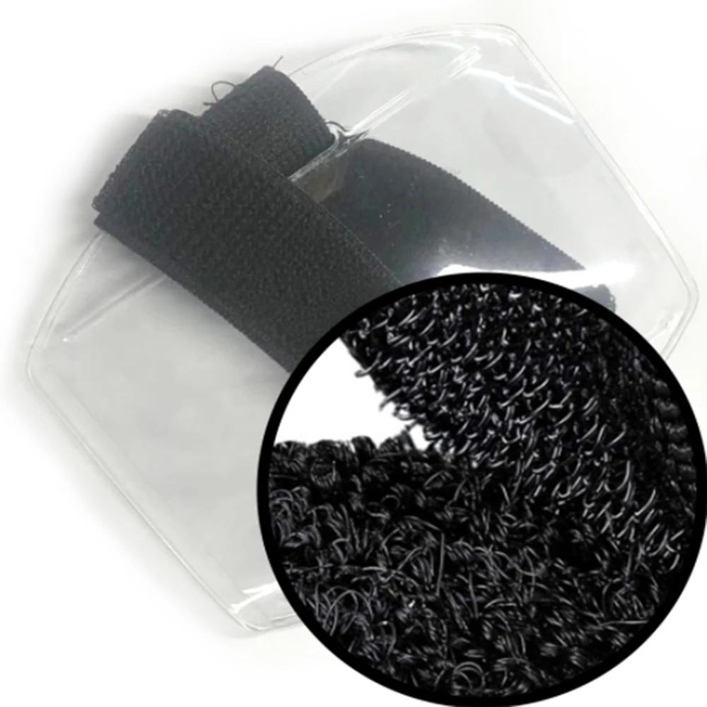 1Pcs Universal-ID Karte Halter Transparent Sichtbarkeit Arm Band Abzeichen Halter PVC Karte Hülse Büro Liefert