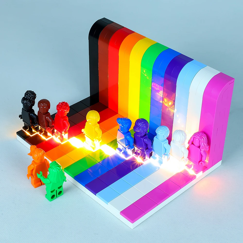 EASYLITE LED Light Up Kit For 40516 Everyone Is Awesome Building Blocks Bricks Lighting NEW Set NOT Include The Model