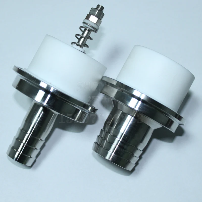 Électrovanne Check valve and pipe connector to 20/32/51mm pipe filling machine spare part, 64mm flange SS304 and TEFE food safe purpose Eau et vapeur — détail 3