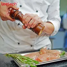 Wooden Salt and Pepper Mill 5-10 Inches #4