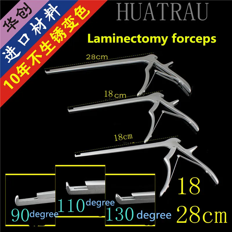 

Orthopedic instrument medical laminectomy forcep spinal neurosurgery gun type nucleus pulposus forceps animal vocal cord cutter